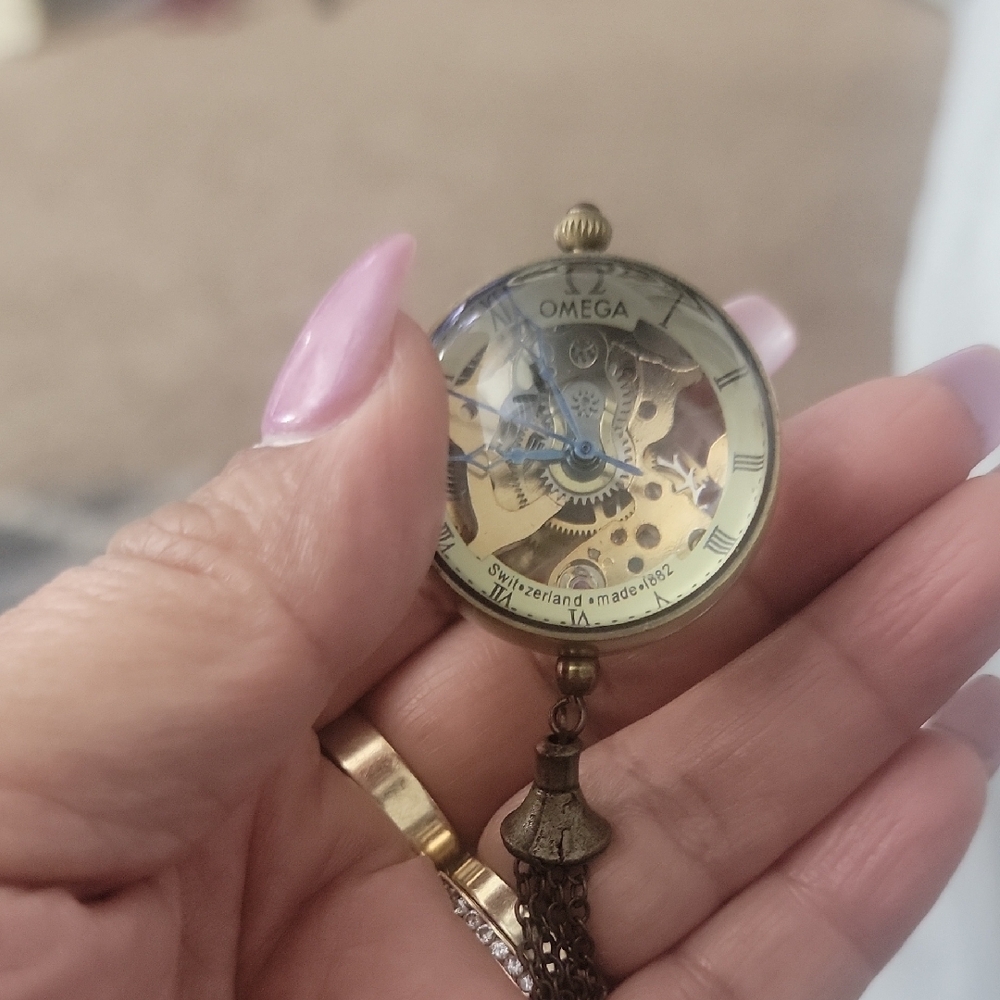 Omega Skeleton Pocket Watch